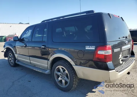 2008 Ford Expedition El Eddie Bauer из США, поврежденный, VIN 1FMFK17598LA41423